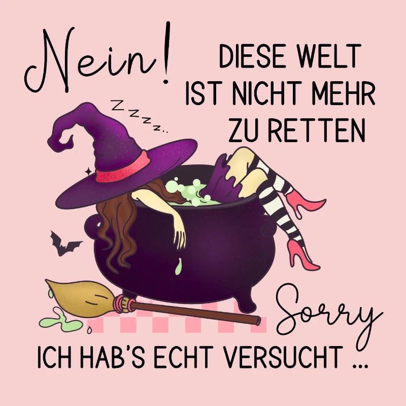 Witch in the Magic Cauldron – Witchy Fun Art