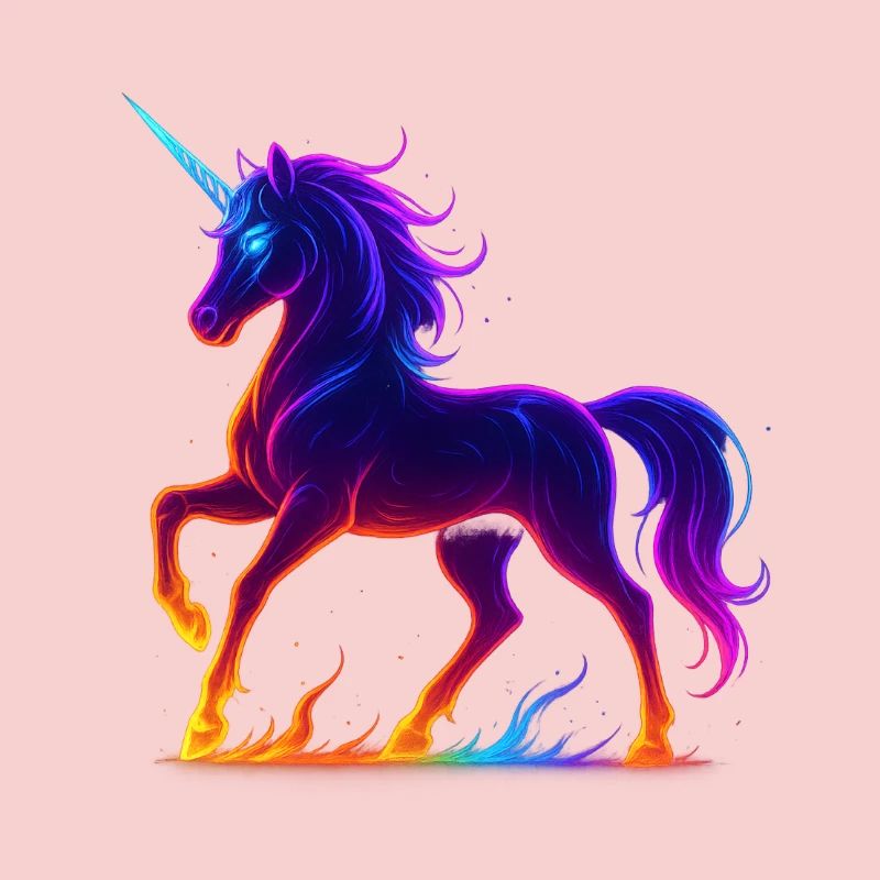 Flaming Neon Corn