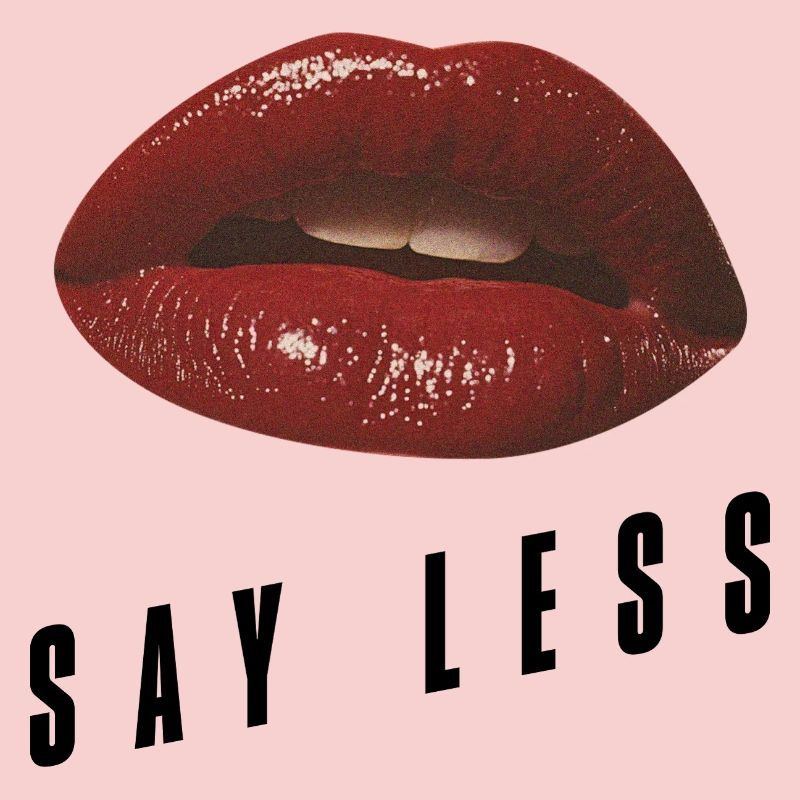 Red Lips Minimal – Bold Statement