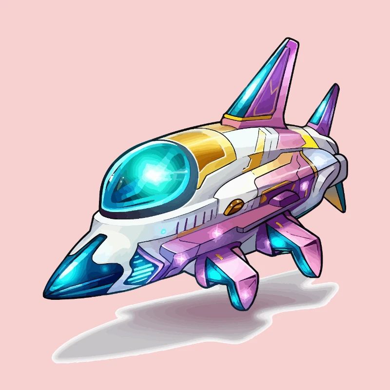 Comet Flight Spacefighter Neon