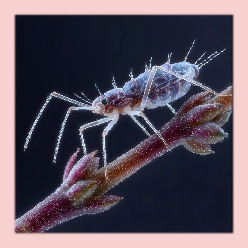 Fascinating Aphid Macro Insects Graphic
