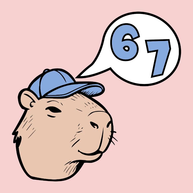 Capybara Six Seven - Answer 67