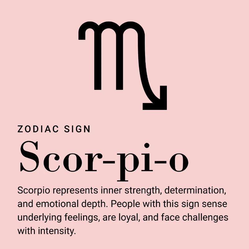 Scorpion - Signe du zodiaque