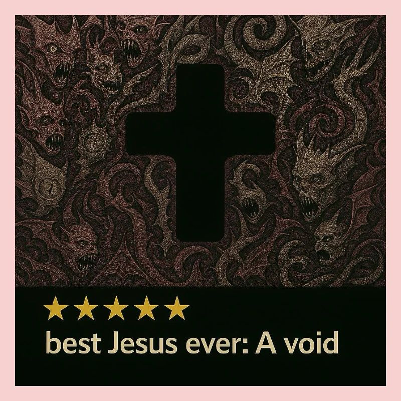 Croix dans le Vide Sombre