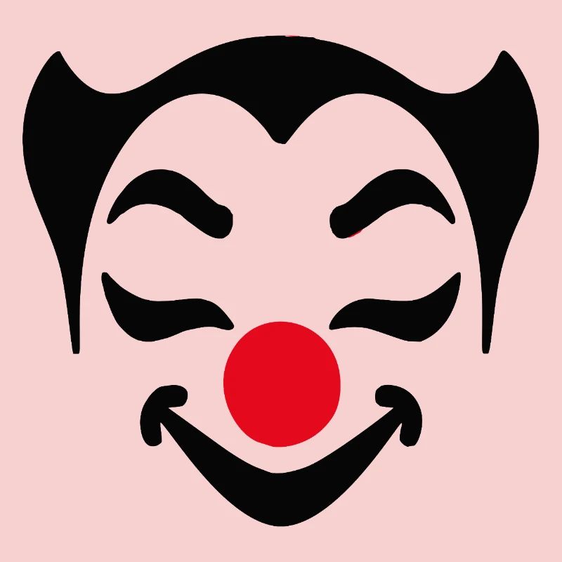 Carnaval du visage de clown joyeux Carnaval Carnaval