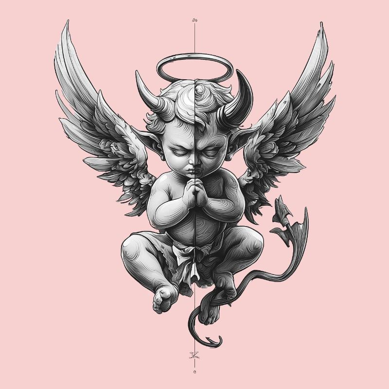 Angels and Devils: Black and White