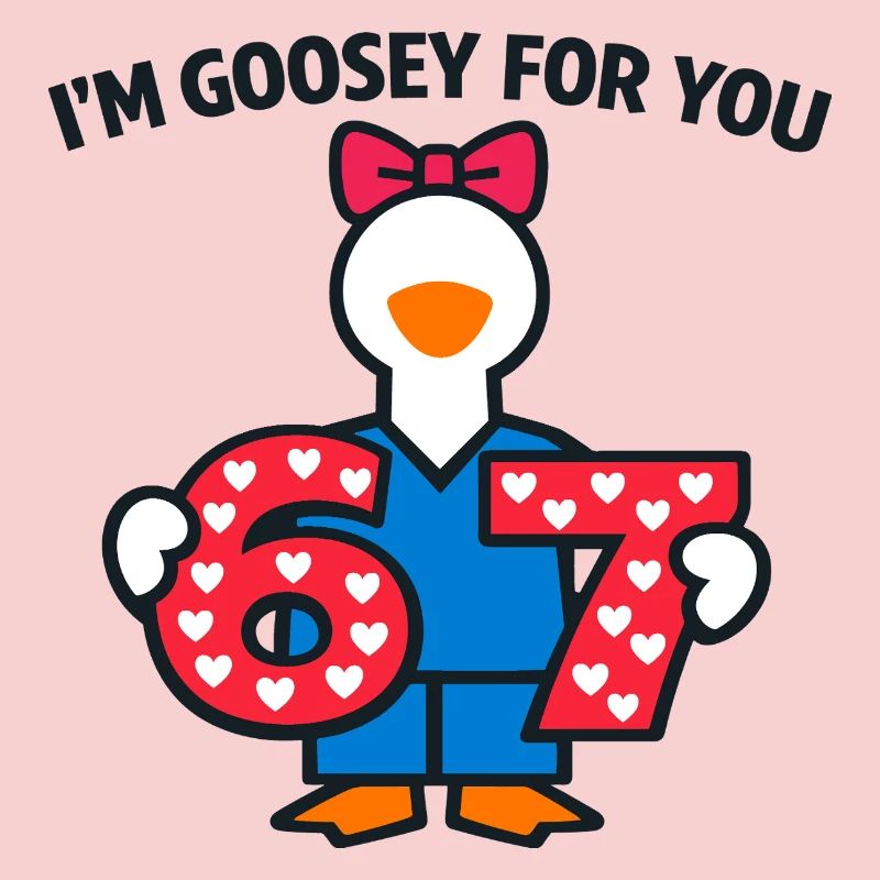 Goose Crazy 67 Mème de la Saint-Valentin Amour