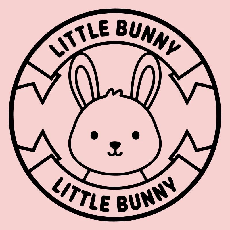 Logo Petit Lapin Bébé Mignon