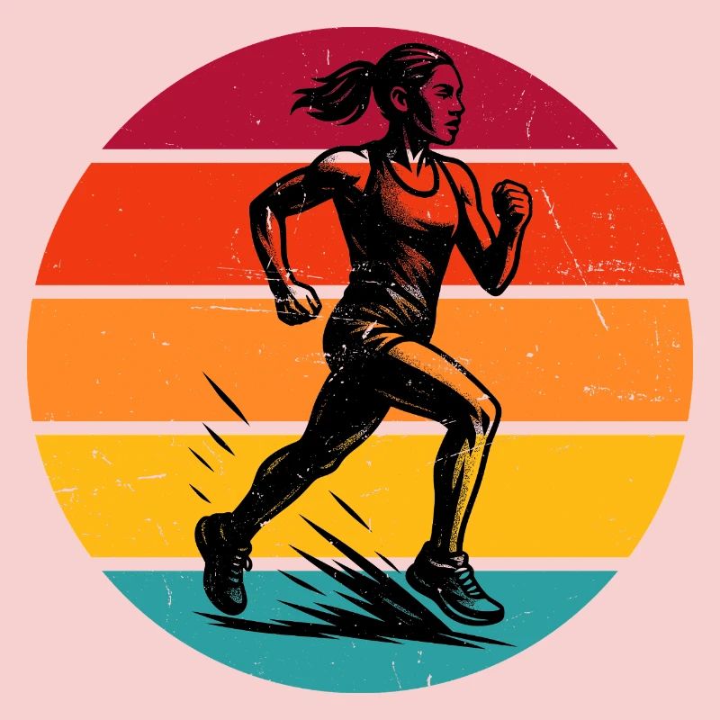Illustration de course pour la course