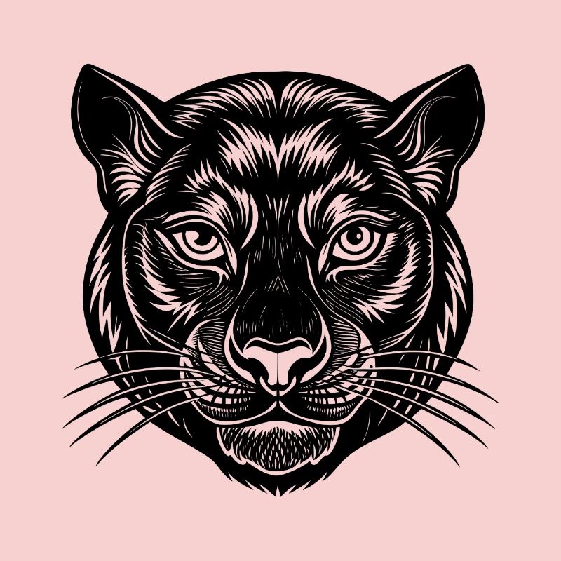 Visage de panthère