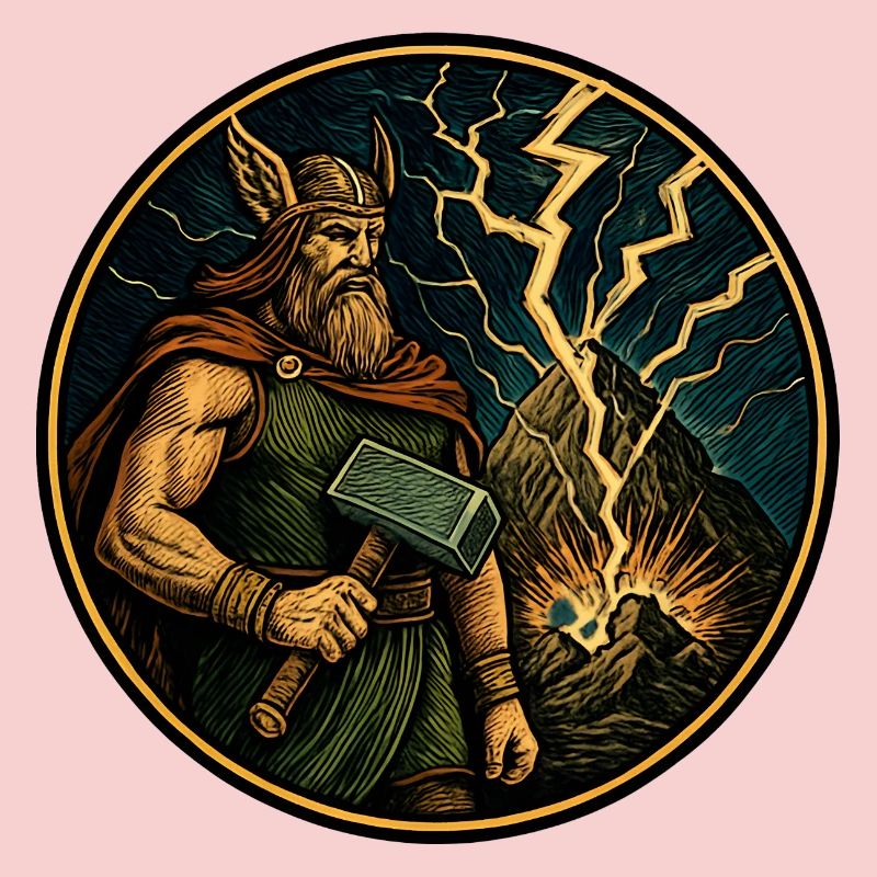 Thor avec un marteau