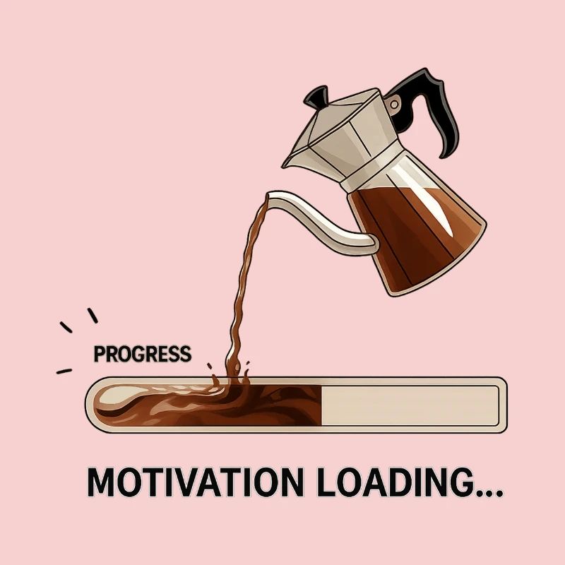 Motivation invites with coffee