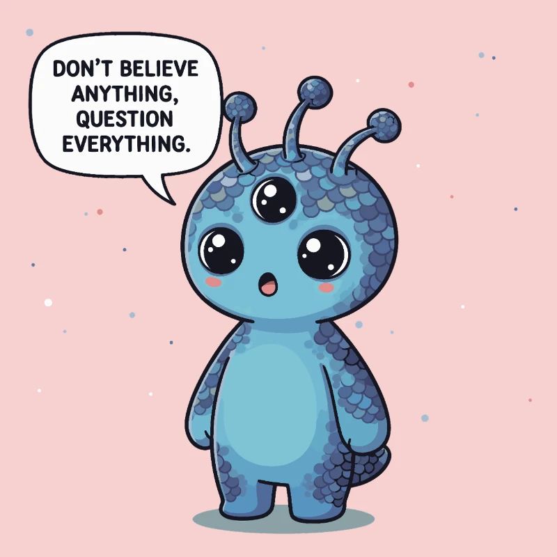 Cute Alien: Statement - Question everything