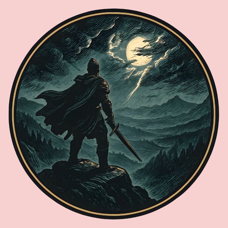 Moonlight Knight on the Abyss