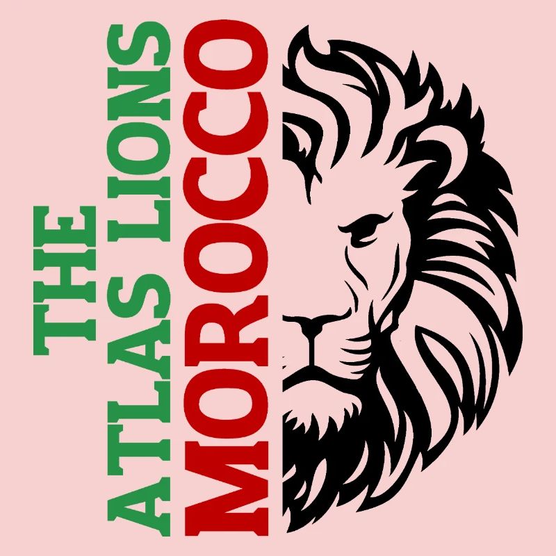 Typographie verticale du Maroc avec AtlasLion