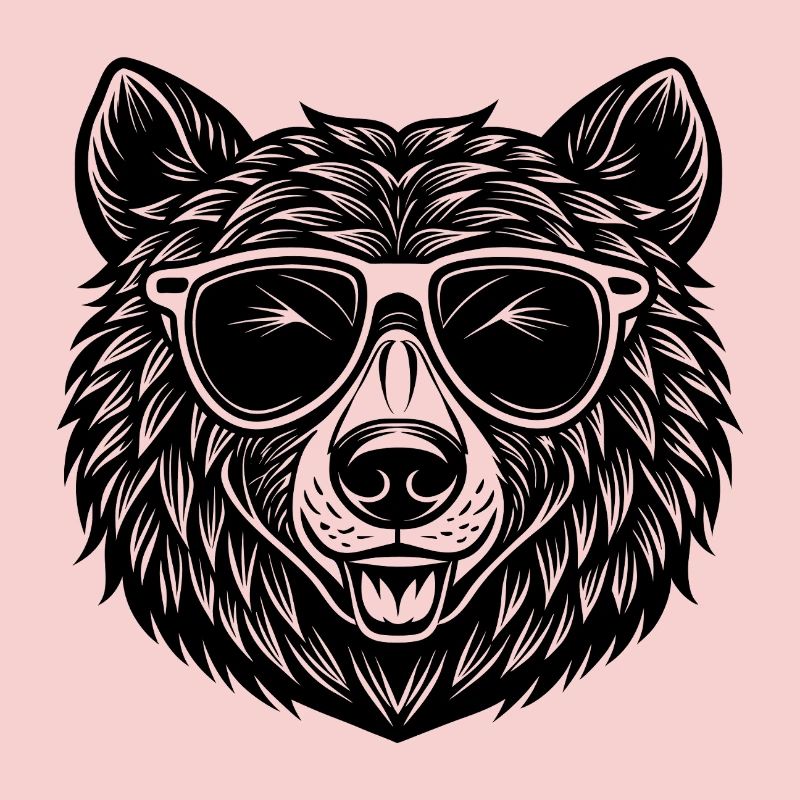 Bär mit Sonnenbrille