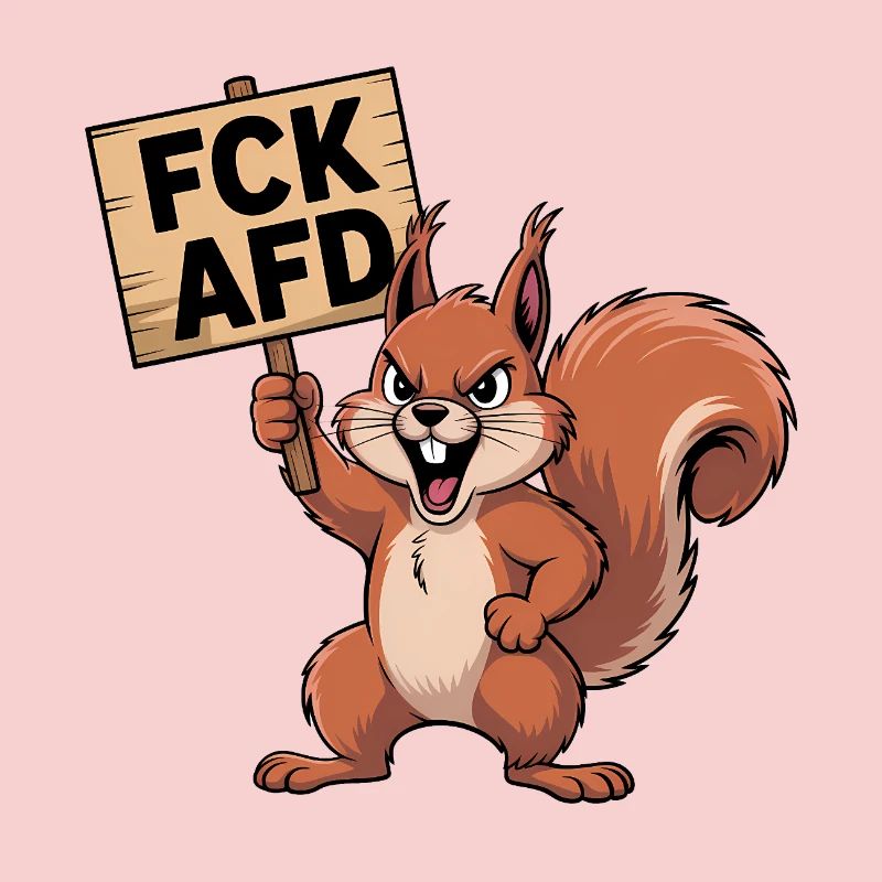 FCK AFD - Antifa Eichhörnchen Tee