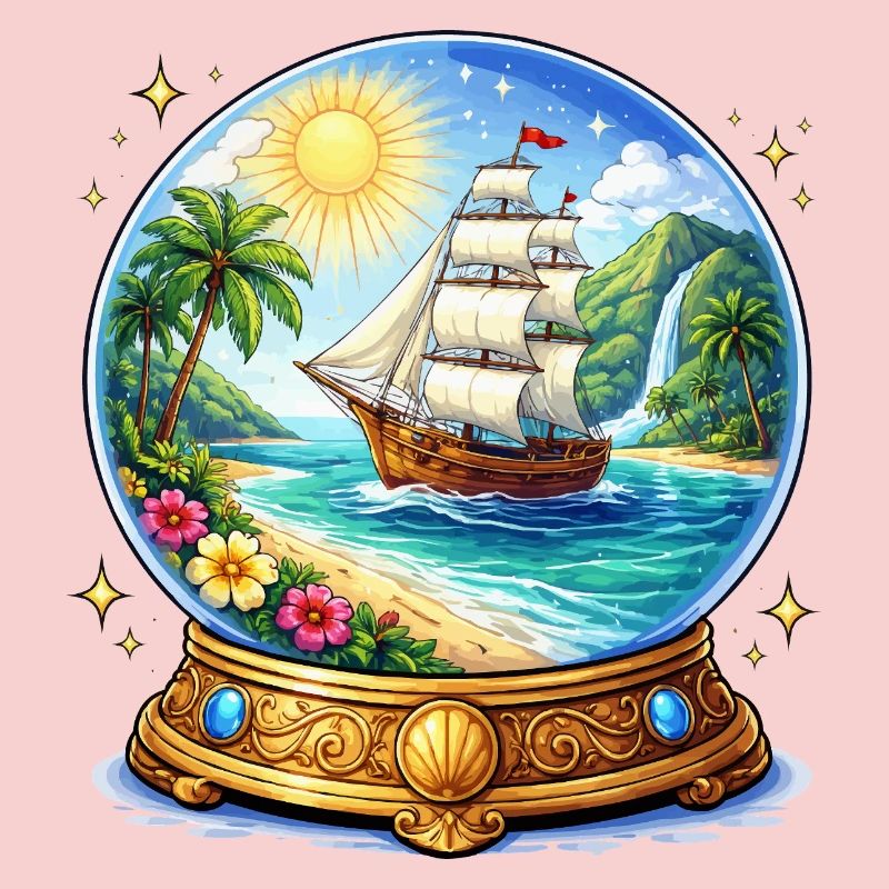 Ship's dream spherical image