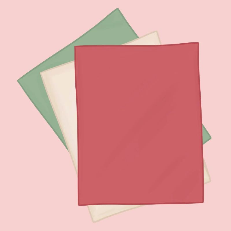 Pastel Paper Stack