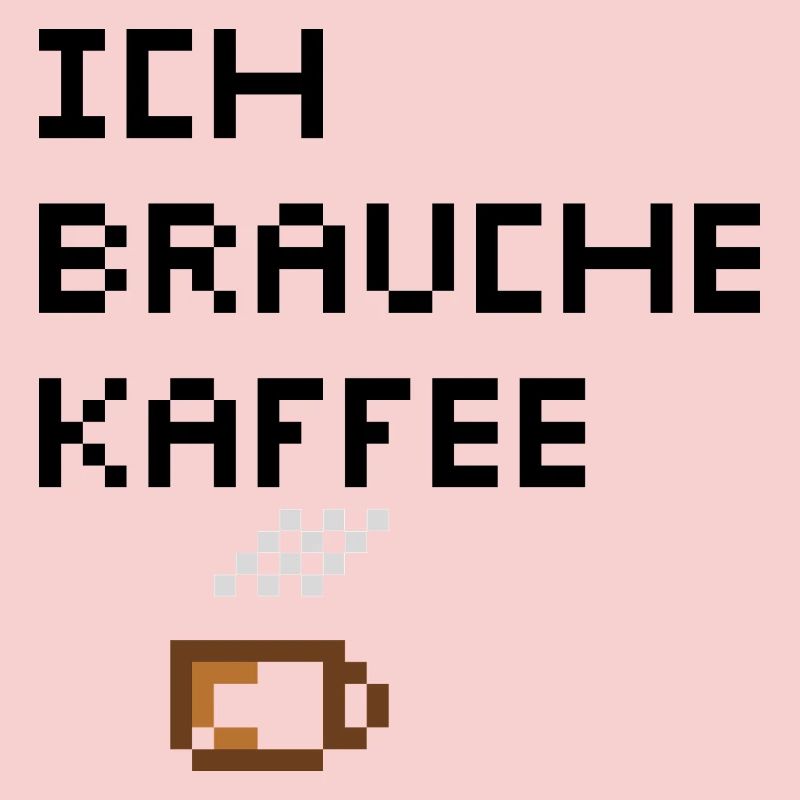I Need Coffee Minimalist Coffee Design
