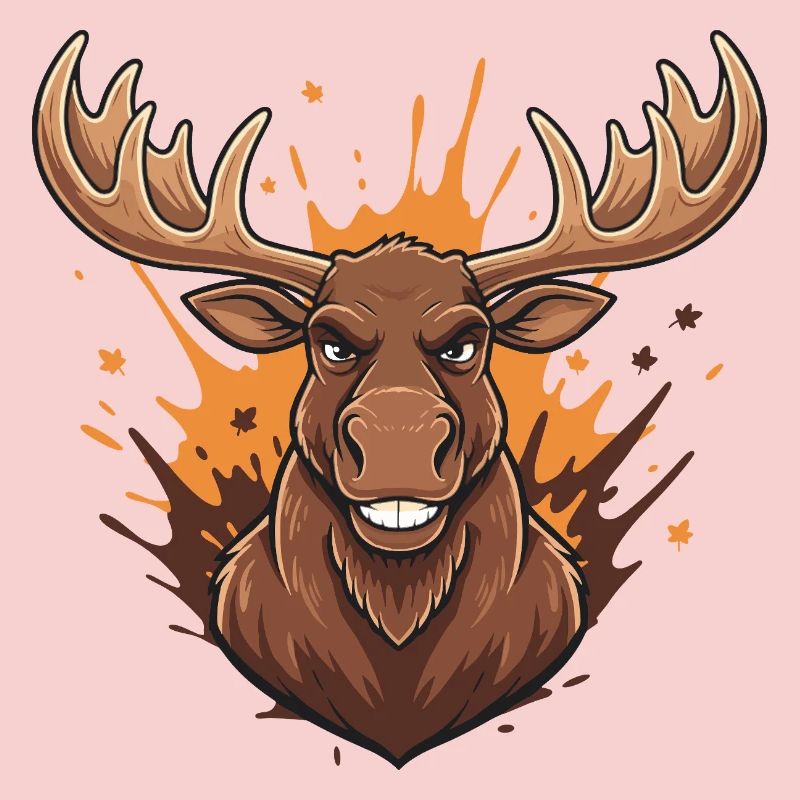 Éclaboussure d’incendie de cerf forestier