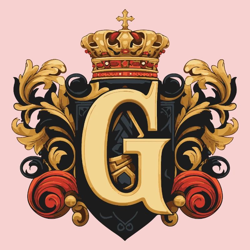 G Letter Name Crown