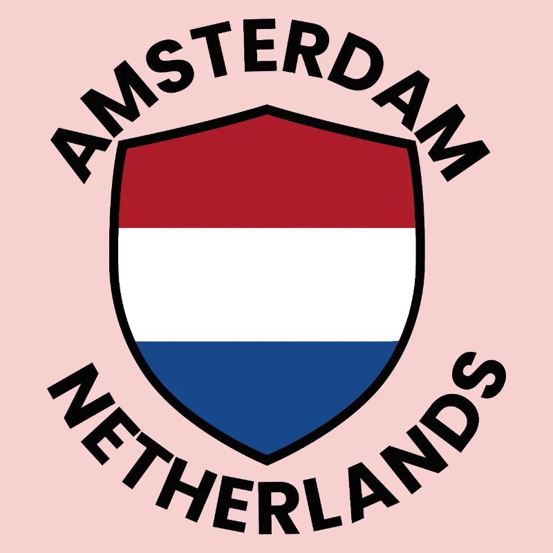 Amsterdam Shield Dutch Flag