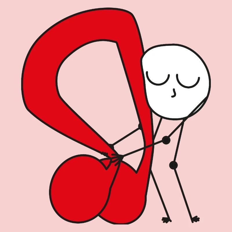 Cuddle Red Music Note