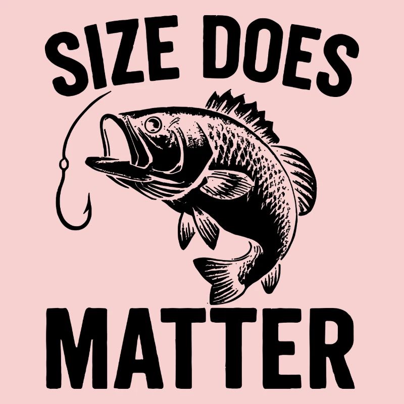 Size Does Matter - Funny Angler T-Shirt