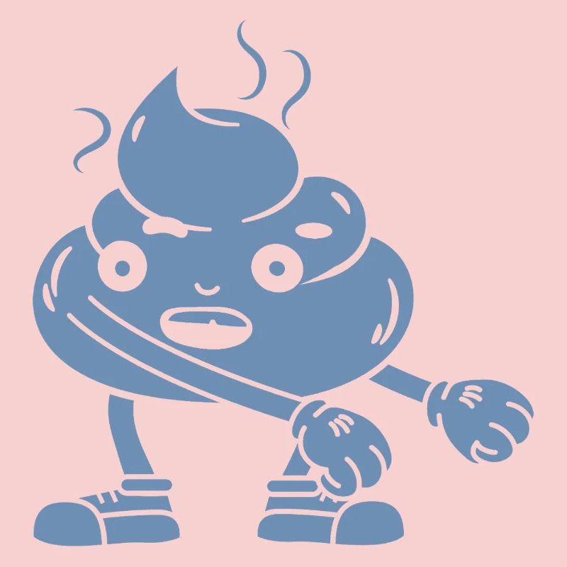 Funny poop pile dancing