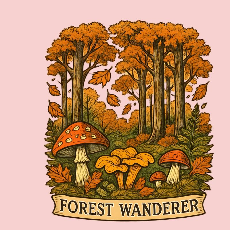 Waldwanderer Herbstpfad