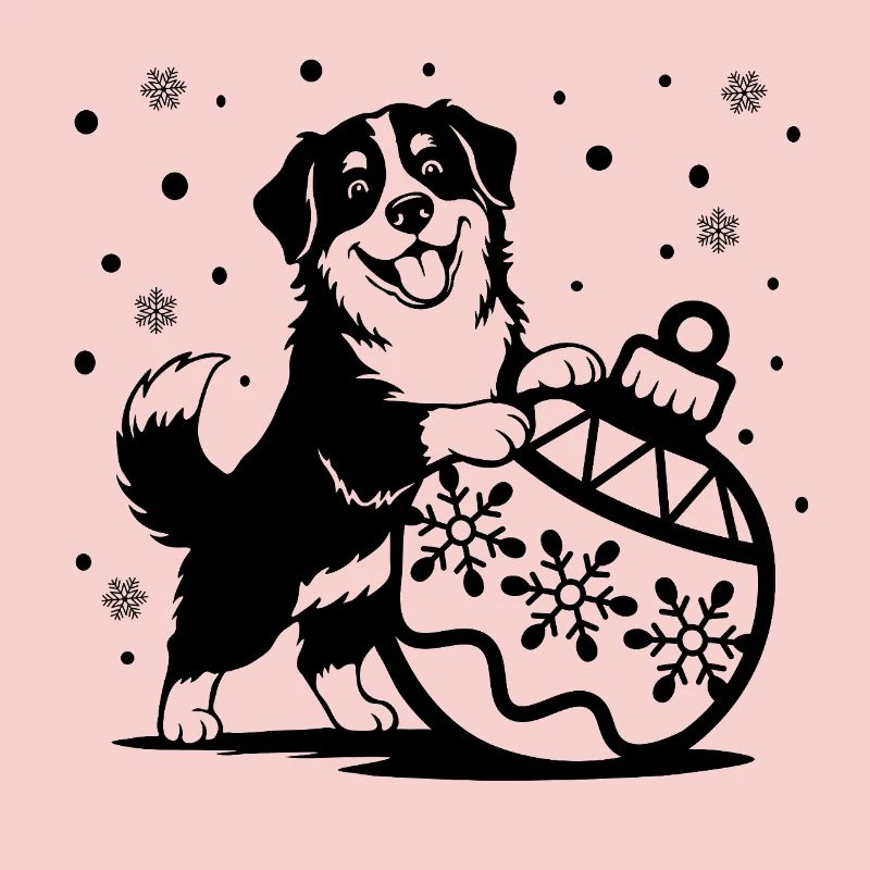 Joyful Bernese Dog from Bombk