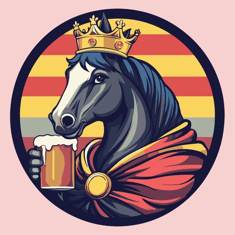 Bière de cheval drôle