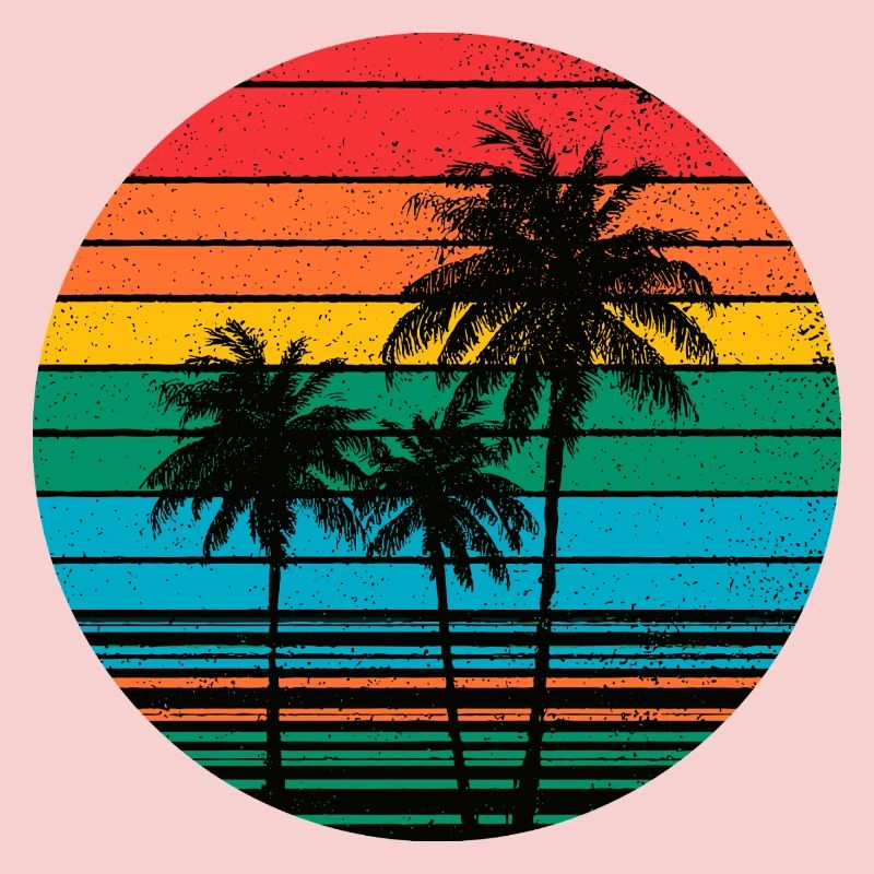 Retro Palm Trees