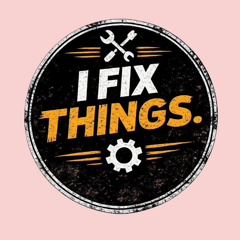 I Fix Things Mechanic Logo