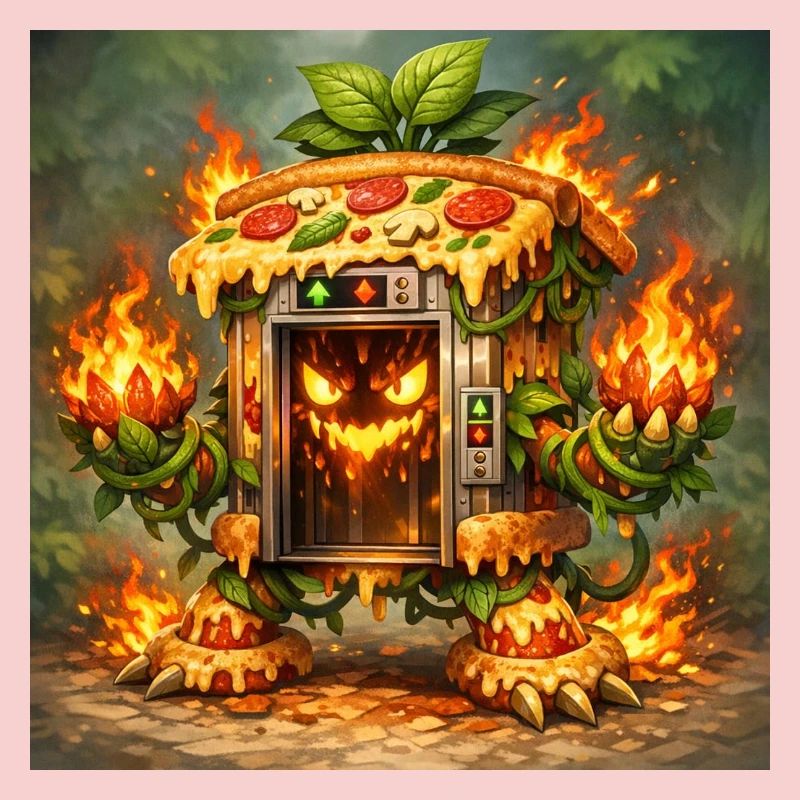 Pizza Fire Oven Monster