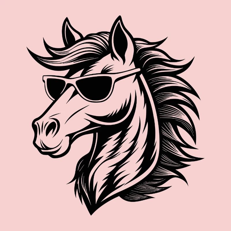 Tête de cheval cool