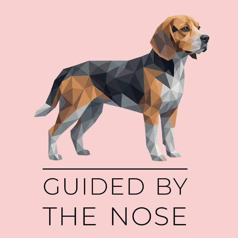 Art Beagle Low-Poly - Guidé par le nez