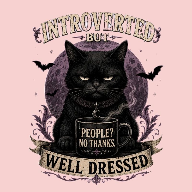Introverted But Well Dressed Cat