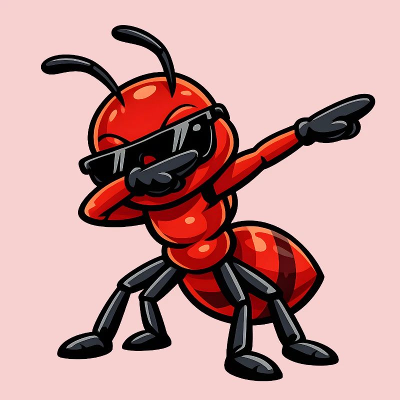 Dabbing ant