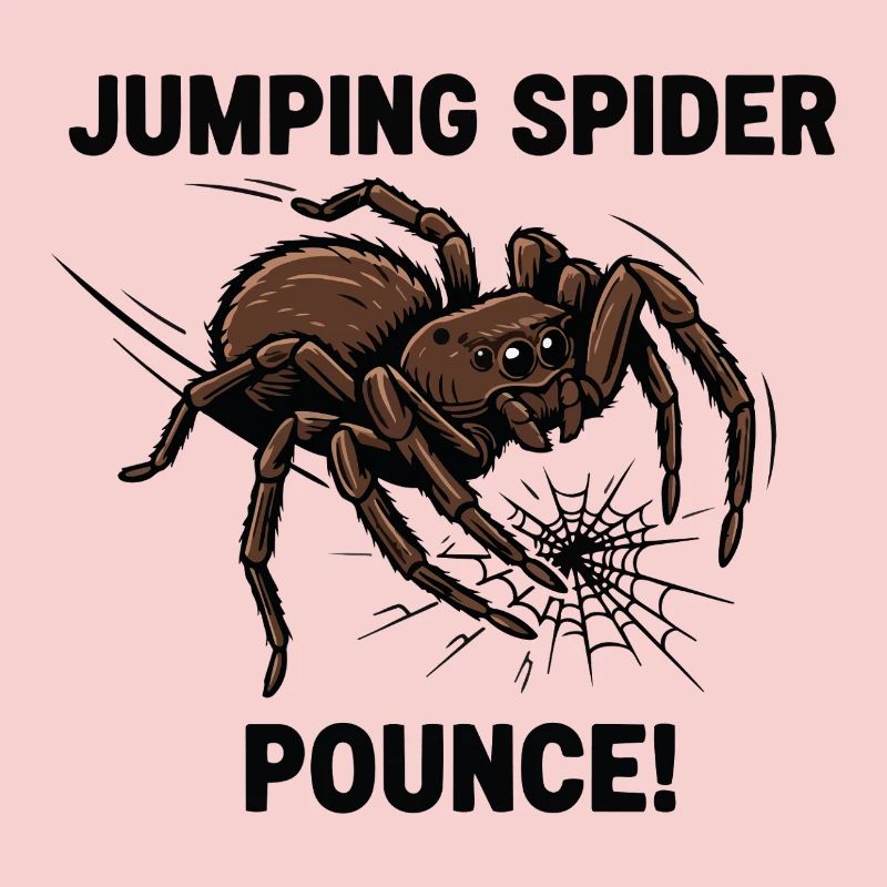 Araignée Sauteuse Pounce Jumping Spider