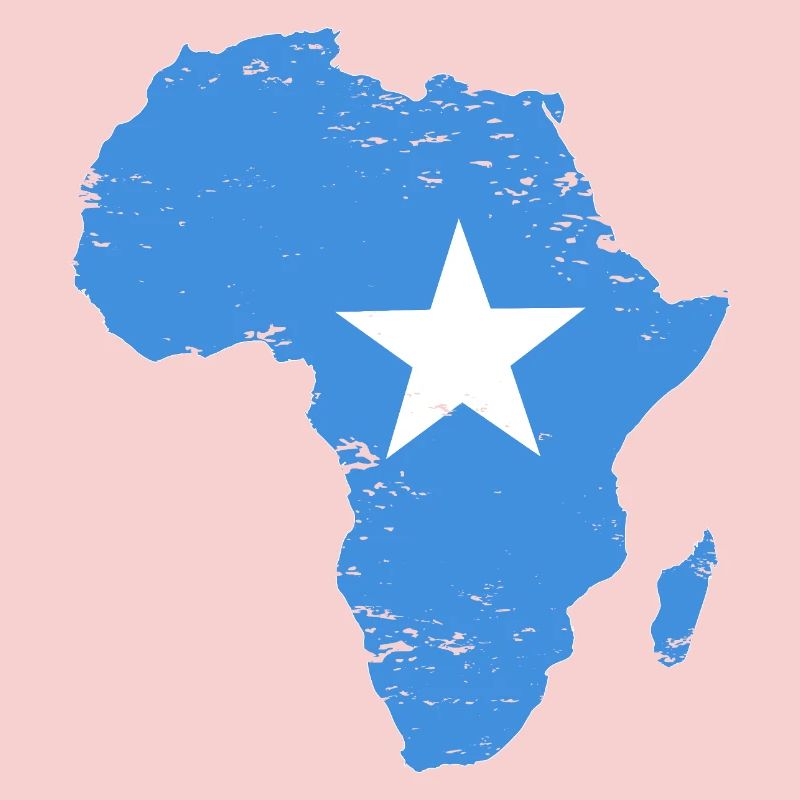 Drapeau somalien Afrique utilisé