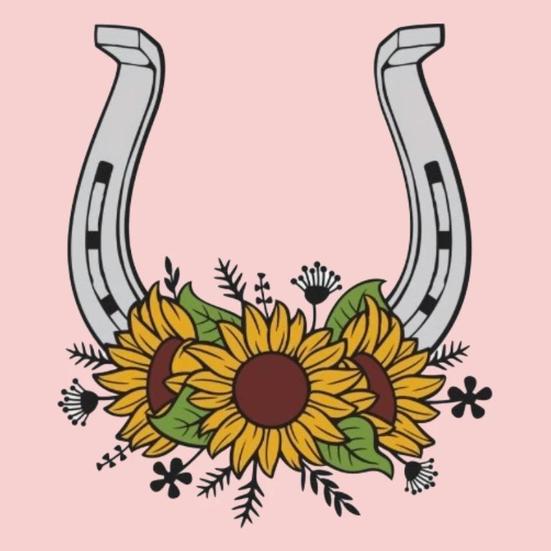 Sunflower Horseshoe Pattern