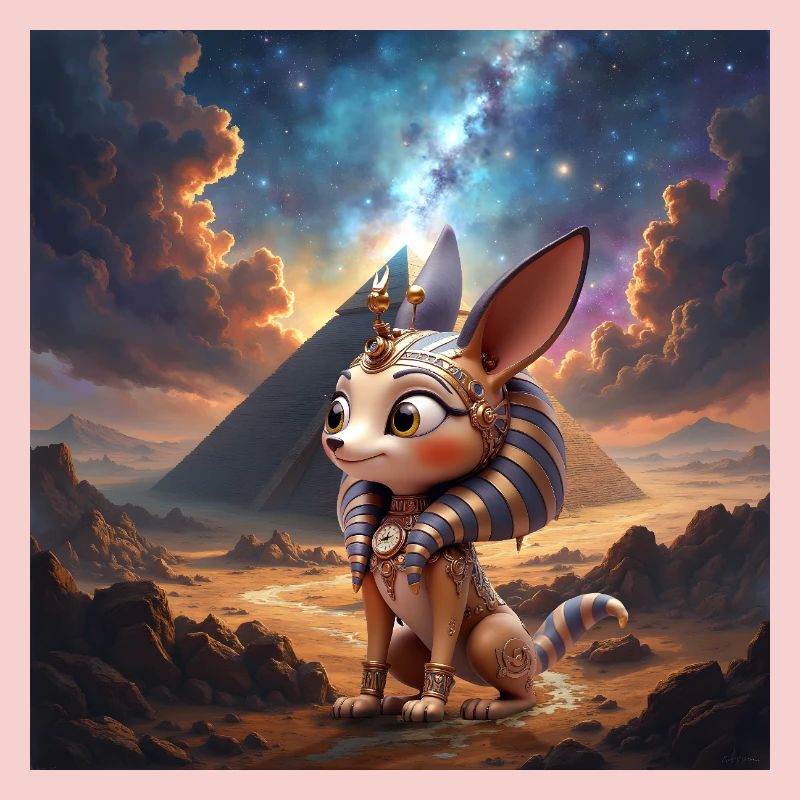 Pharao-Katze in der Sternenwüste