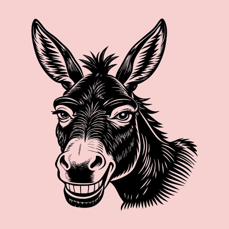 Donkey smile