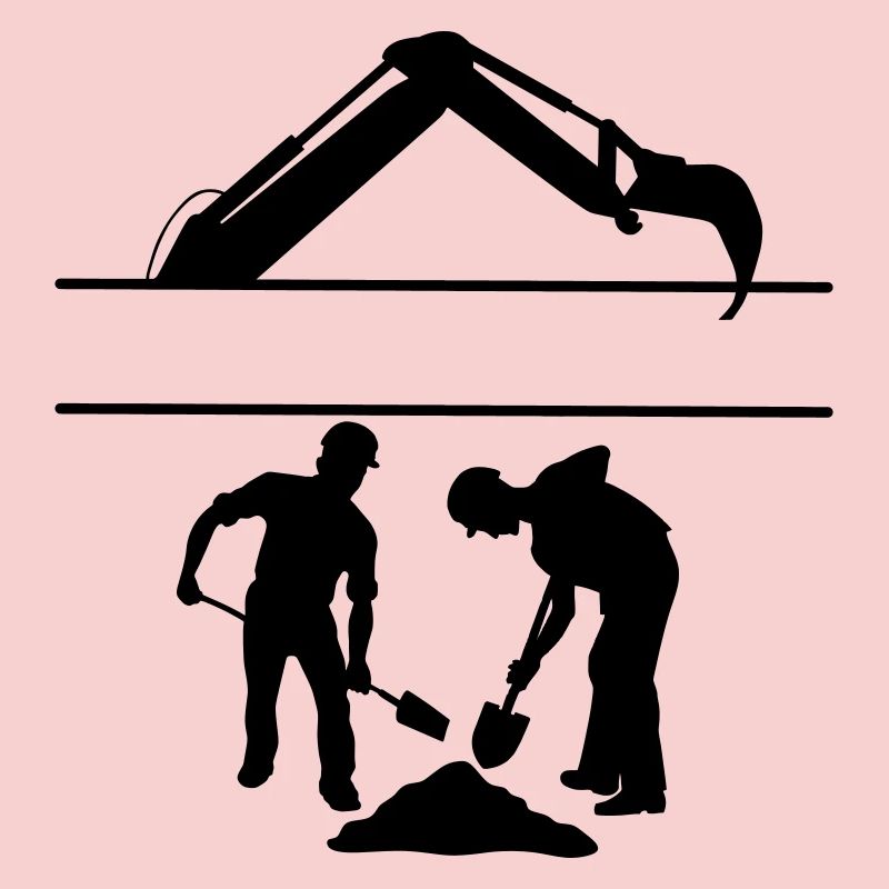 Équipe de creusement Groundworkers Custom