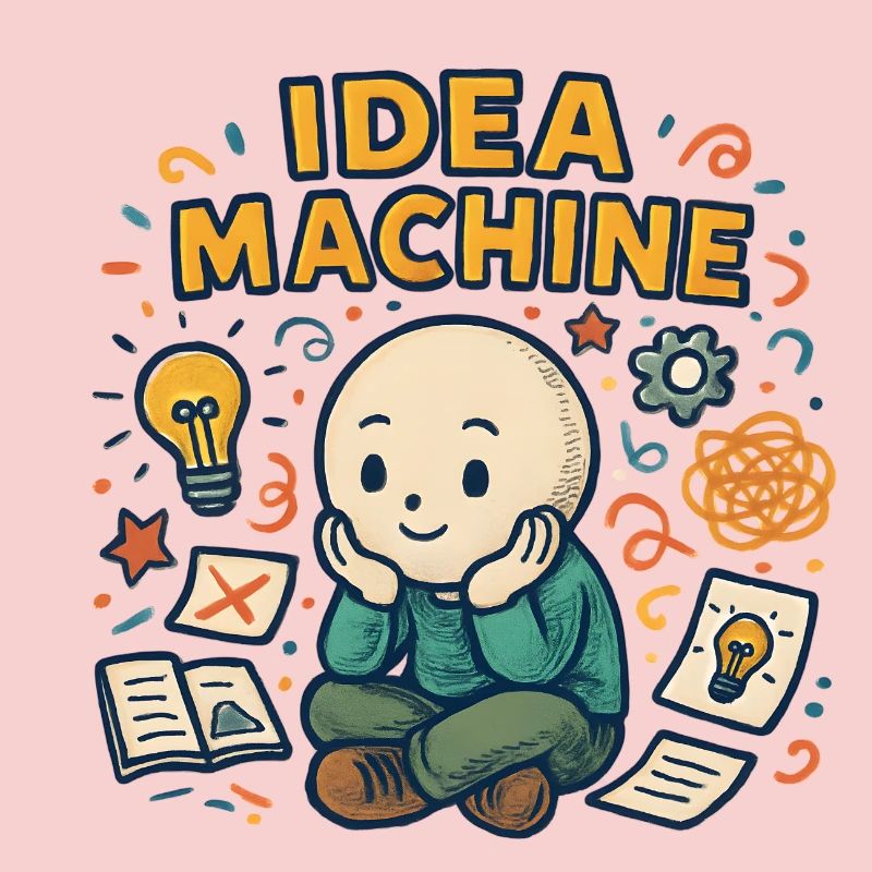Dessin animé Machine à idées