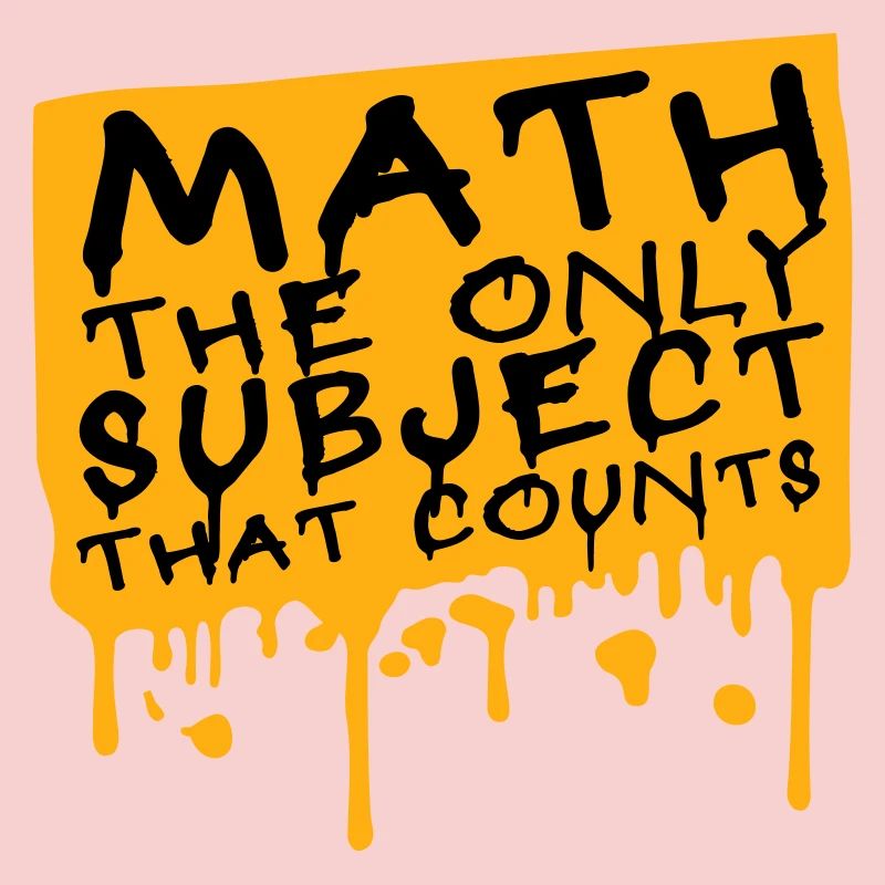 Les mathématiques La seule matière qui compte Nerd Mathe Logo