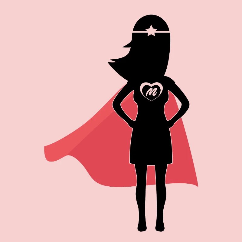 Super Mom Muttertag Mutter Mama Oma Mami Geschenk