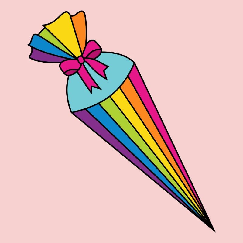 School Cone Sugar Cone